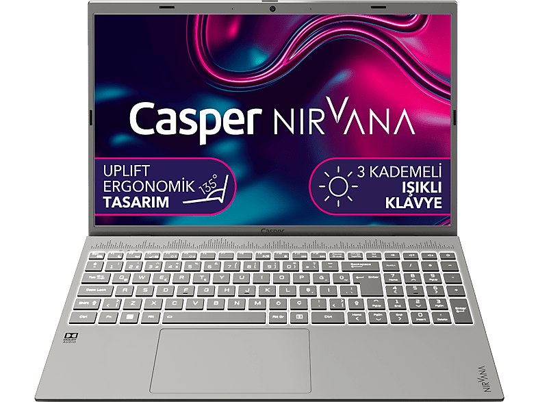 CASPER Nirvana/Core i5-1235U/8 GB RAM/500GB SSD/15.6"/ Win 11/Laptop C550.1235-8E00T-G-F