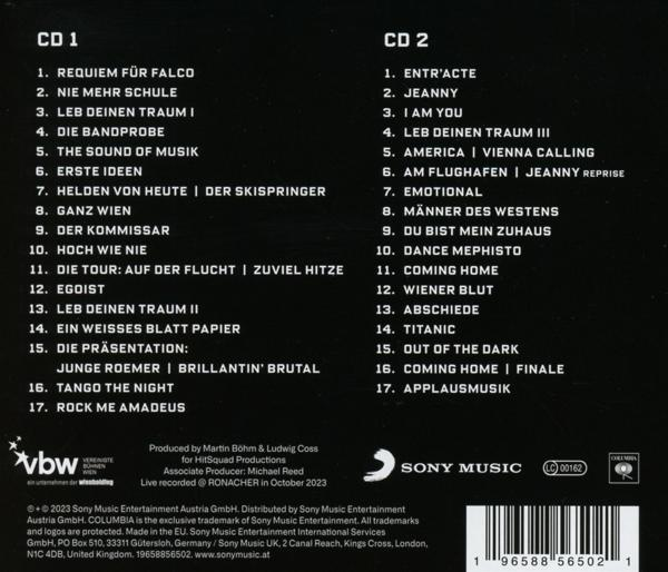CD-Cover mit Titellisten, Künstlernamen und einem Schwarz-Weiß-Bild.