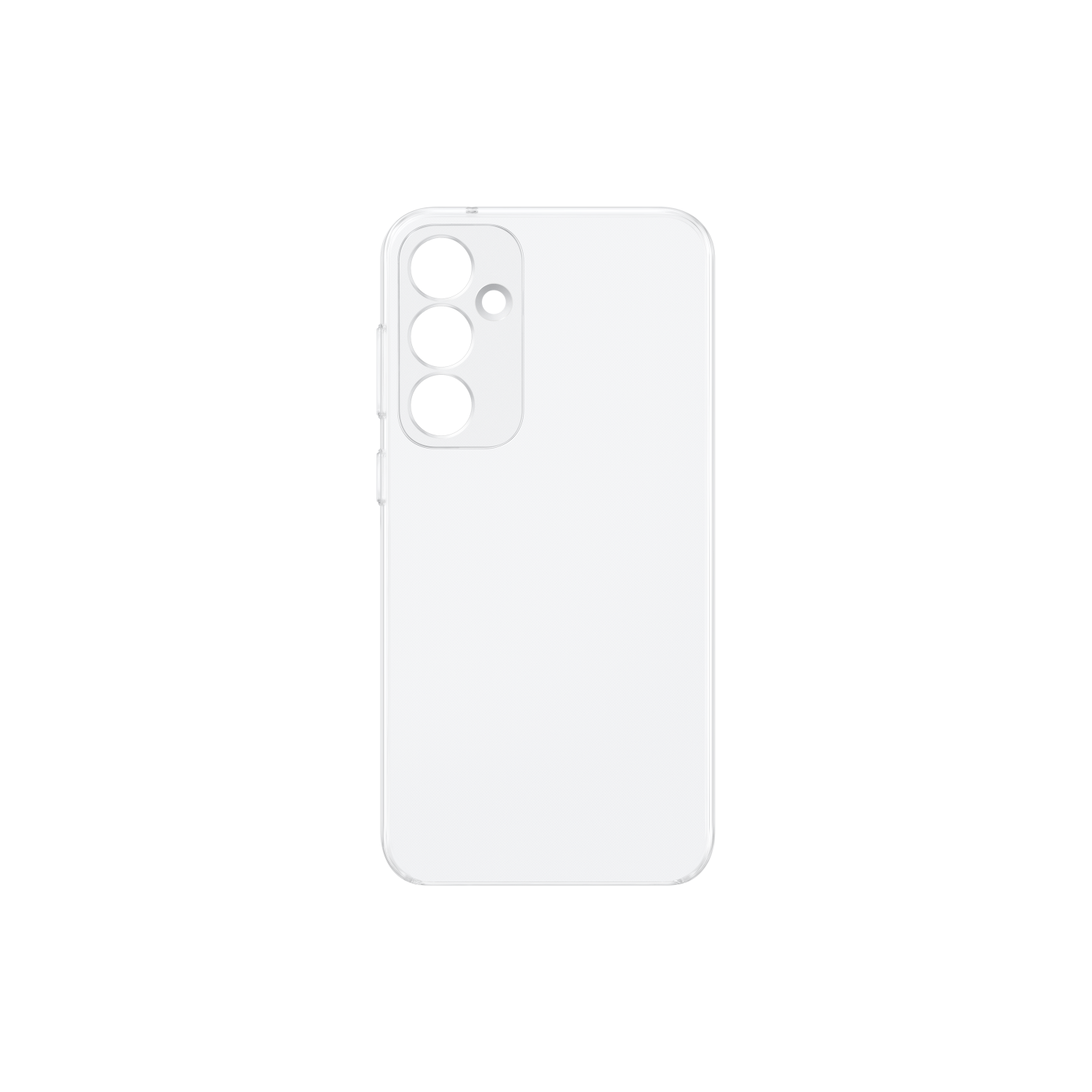 Een witte telefoonhoes met een zwarte achtergrond.