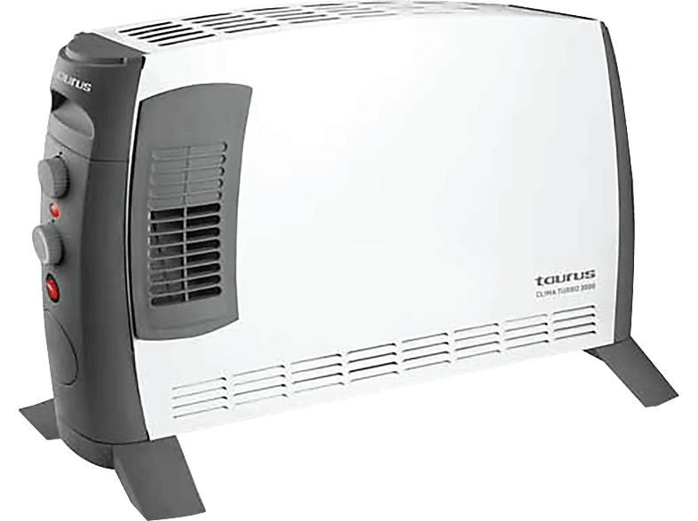 REACONDICIONADO Seminuevo Muy bueno Convector - Taurus CLIMA TURBO 2000, Blanco, 2000 W, Termostato ajustable, Portátil