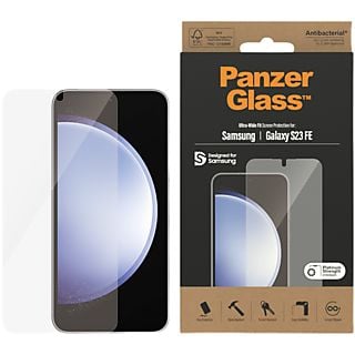 PANZERGLASS Antibacteriële Ultra-Wide Fit screenprotector voor Samsung Galaxy S23 FE