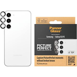 PANZERGLASS PicturePerfect Cameralens Protector voor Samsung Galaxy S23 FE Zwart