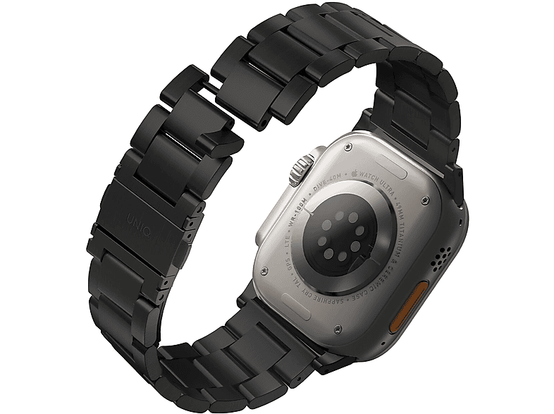 Uniq UNIQ pasek Osta Apple Watch 42/44/45/ 49mm Series 1/2/3/4/5/6/7/8/9/SE/SE2/Ultra/Ultra 2 Stainless Steel czarny/midnight black – zdjęcie 3