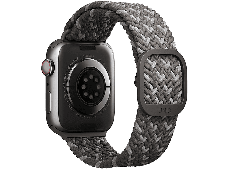 Uniq Pasek UNIQ Aspen Apple Watch 4/5/6/7/SE 44/45mm Braided DE szary/pebble grey – zdjęcie 2