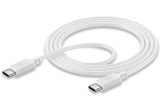 CELLULARLINE 5A USB USB-C to USB-C 45W Süper Hızlı Şarj ve Data Kablosu Beyaz Outlet 1214509
