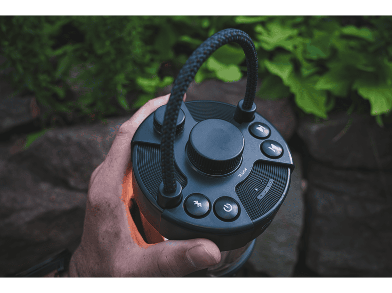 Pure Woodland Glow, wasserdichter Outdoor-Lautsprecher mit LED-Lampe, Grün; Bluetooth Lautsprecher — Foto 4 von 5