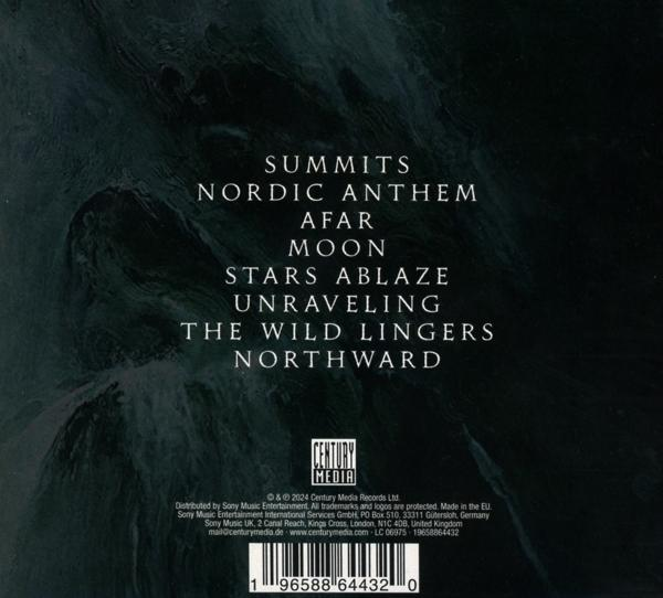 Albumcover mit Songtiteln und Albumdetails.