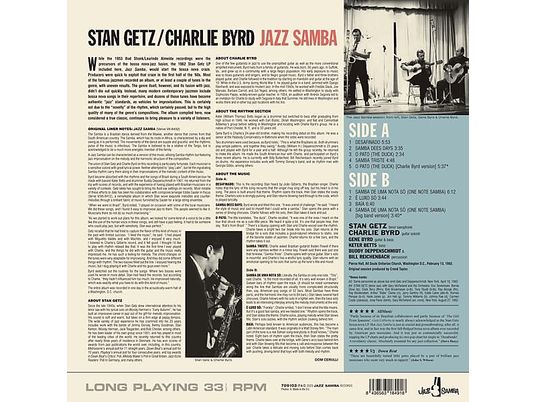 GETZ,STAN & Byrd, Charlie - JAZZ SAMBA  - (Vinyl)