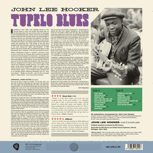 John Lee (Vinyl) Hooker - - TUPELO BLUES
