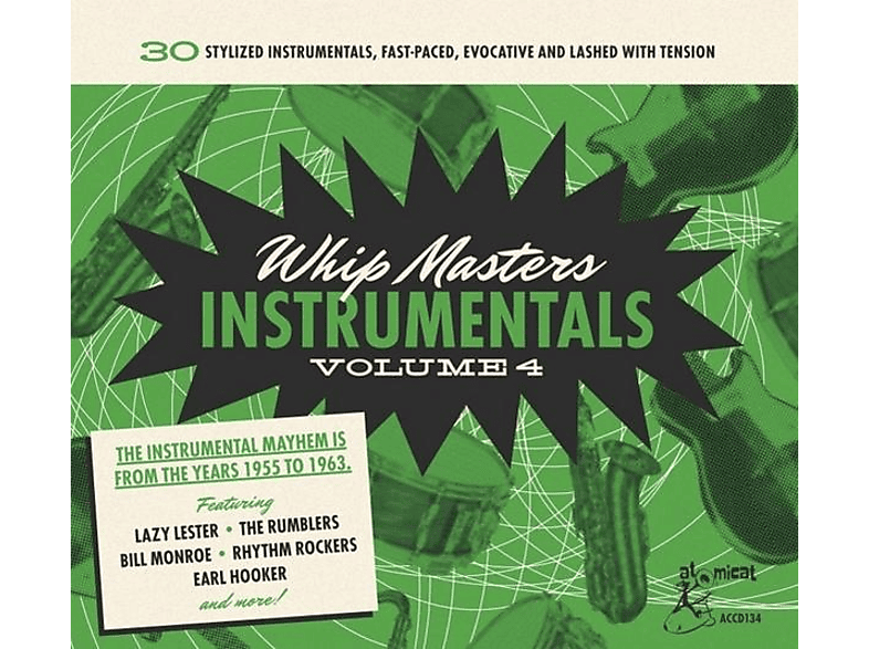 Vol.4 VARIOUS Whip Masters - Instrumental (CD) -