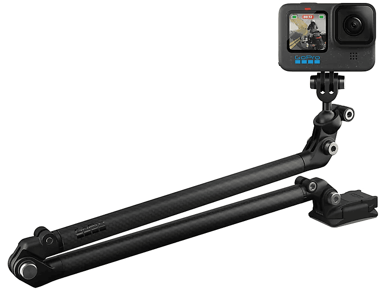 GOPRO Boom Mount Tripod + Yapışkan Bağlantı Parçası_1