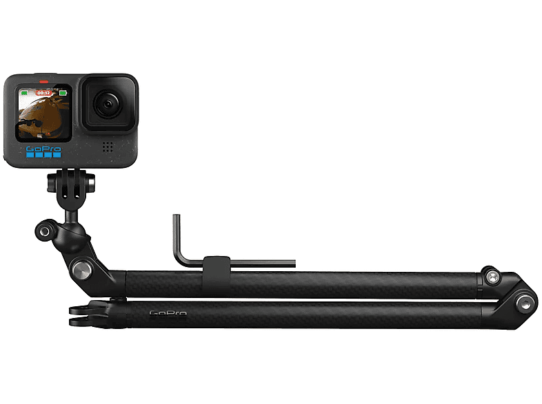 GOPRO Boom Mount Tripod + Yapışkan Bağlantı Parçası_2