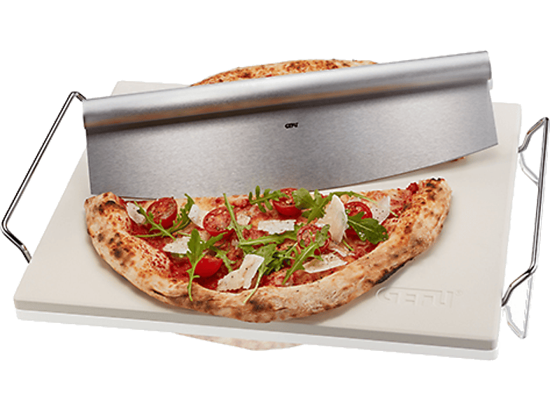 GEFU 14430 Pizzastein mit Gestell + Wiegemesser DARIOSO, eckig online