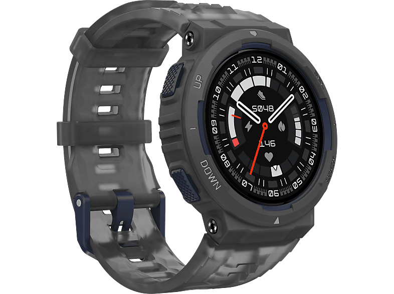 AMAZFIT Active Edge, okosóra, sötét szürke (W2212EU2N)