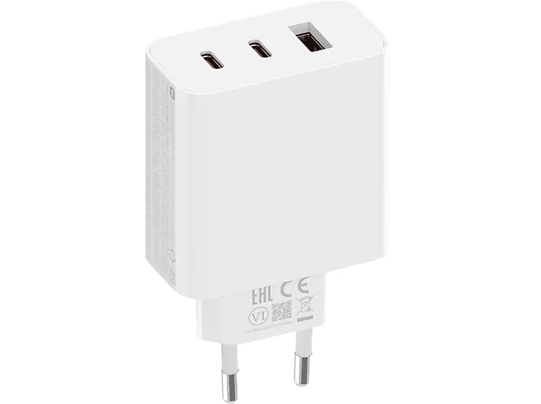 XIAOMI GaN hálózati gyorstöltő adapter, 67W, Type-C, EU, fehér (BHR7493EU)