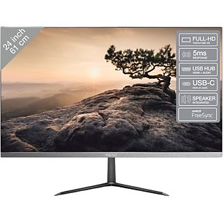 PEAQ Moniteur S243-VFC 24" Full-HD 75 Hz Slim (S243-VFC)