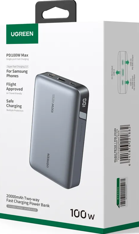 UGREEN 25188 - Powerbank (Grau)