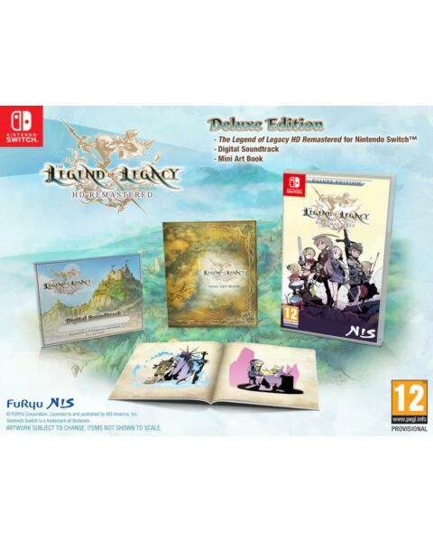Caja de juego Deluxe Edition con juego, banda sonora y libro de arte, sobre un fondo blanco.