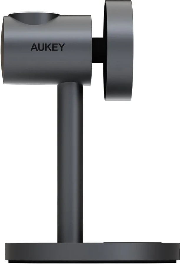 Support de téléphone gris foncé avec le mot 'AUKEY'.