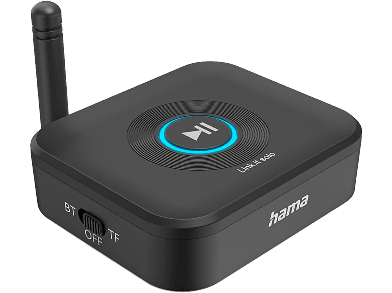 HAMA Link.it solo - Bluetooth-Audio-Empfänger (Schwarz)