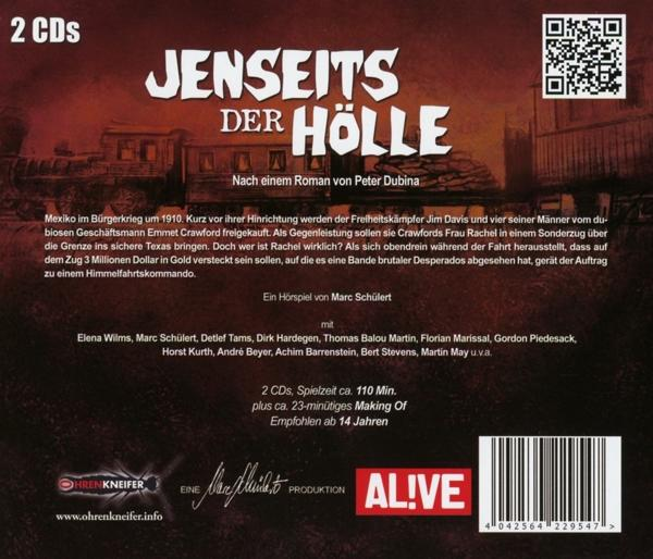 DVD-Cover mit deutschem Text. Ein alter Zug ist abgebildet. Text über die Geschichte.
