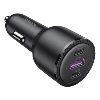 UGREEN 20467 Fast Car Charger - Caricabatterie per auto (Nero)