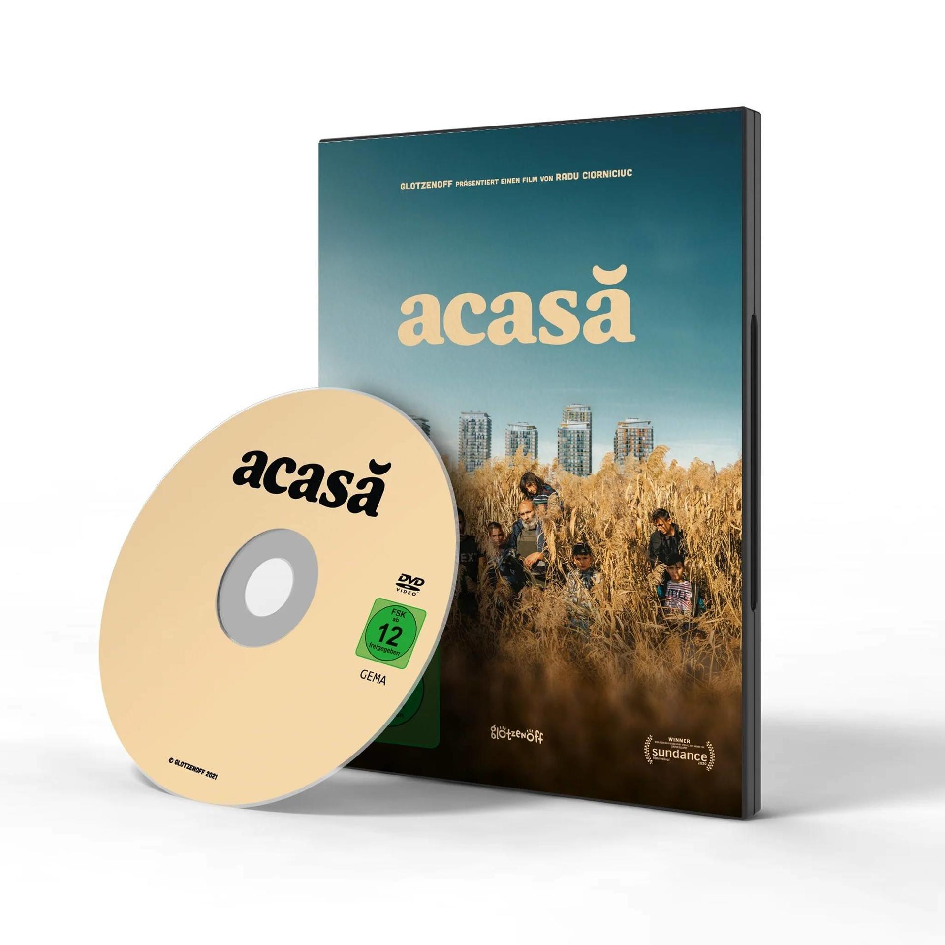 DVD-Hülle und -Disc. Die Hülle hat ein Filmplakat. Die Disc ist beige mit Text.