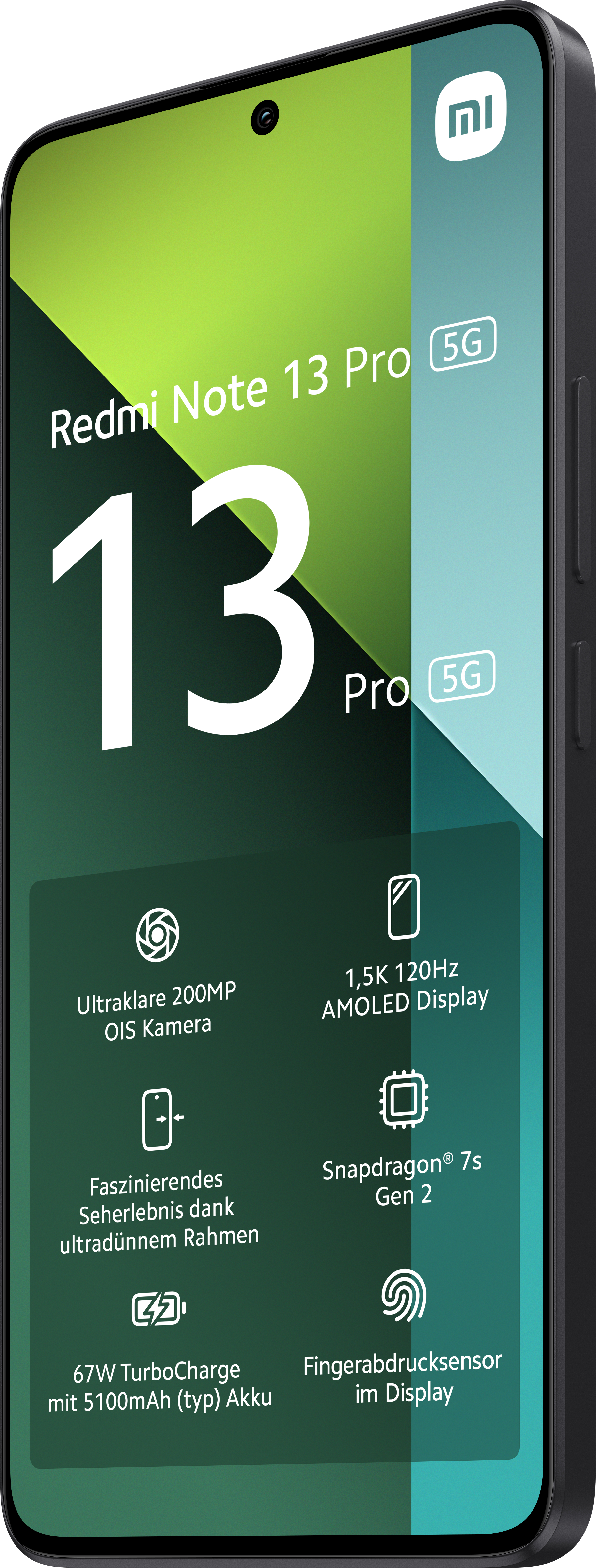 XIAOMI Redmi Note 13 Pro 256 Midnight Dual 5G GB SIM Black