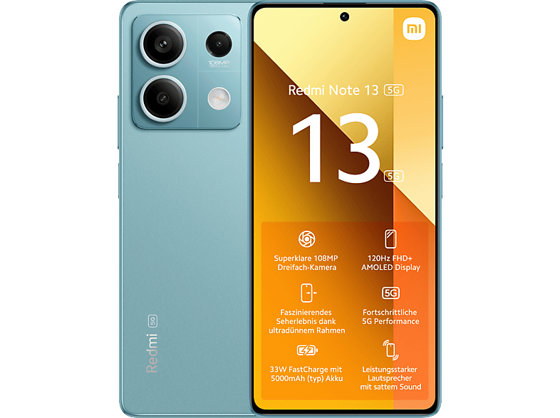 xiaomi redmi note 13 5g 6 128gb ocean teal