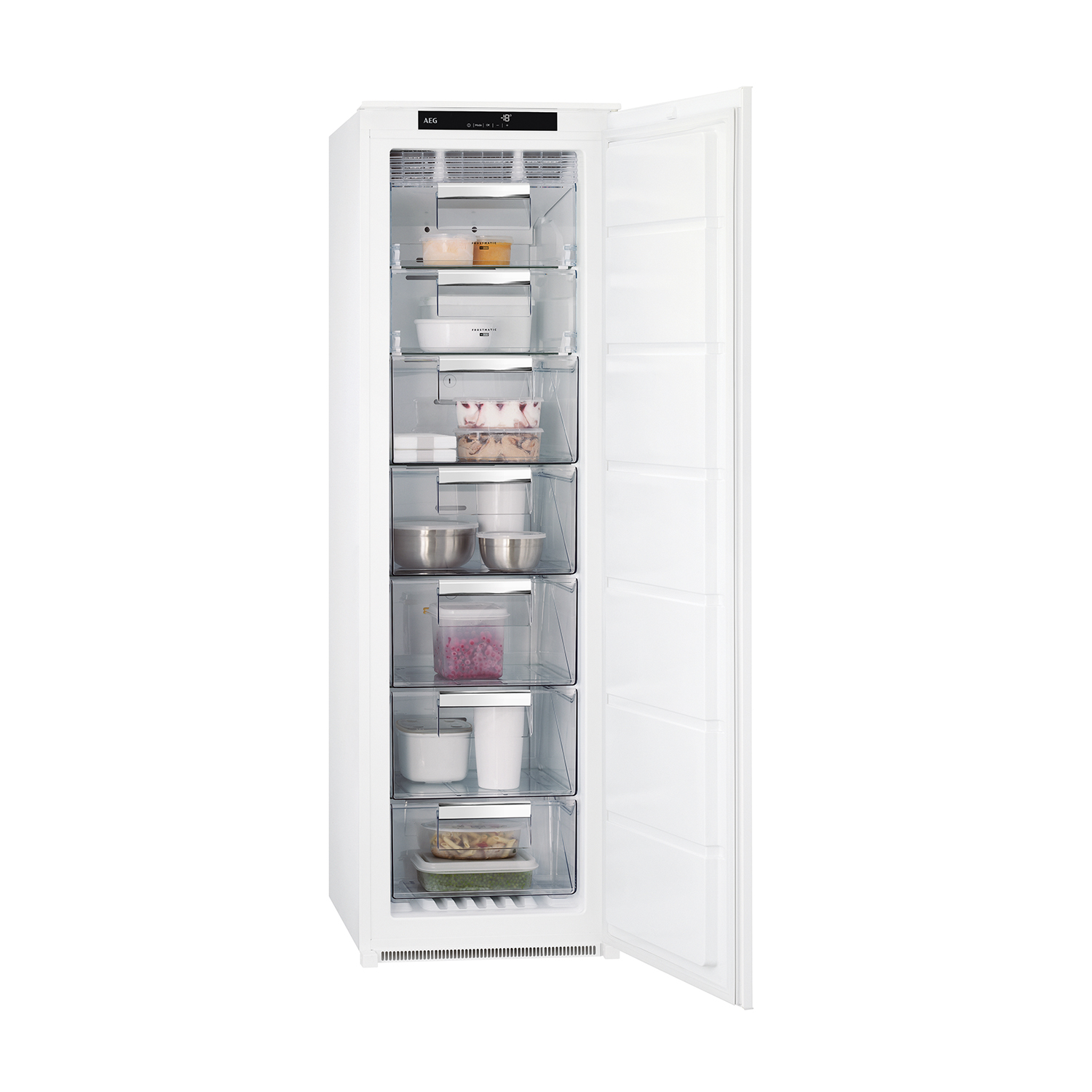 AEG Congelatore verticale Abe818E6Ns, classe E