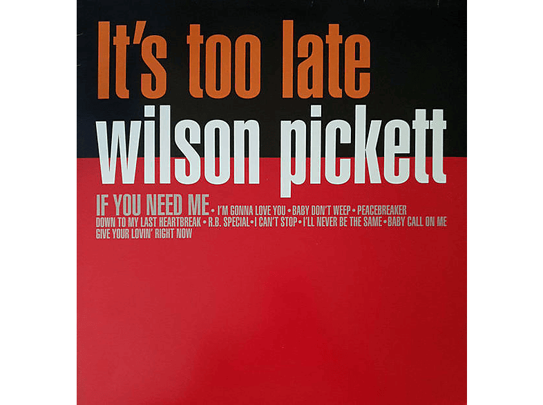 Wilson Pickett Wilson Pickett It's Too Late (Vinyl) HipHop & Rap