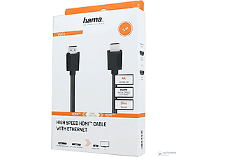 HAMA HM.205006 4K Ethernet 3m HDMI Kablo Siyah_2