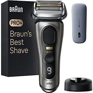 Afeitadora - Braun Series 9 PRO+ 9525s, 5 Elementos de Corte, ProTrimmer integrada, PowerCase, Wet&Dry