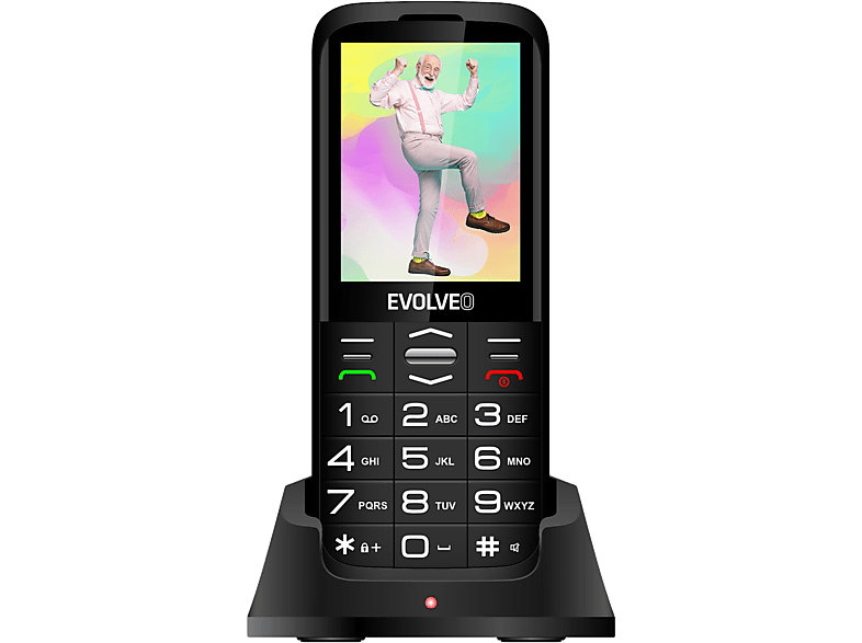 EVOLVEO EASYPHONE XO EP630 Fekete Kártyafüggetlen Mobiltelefon