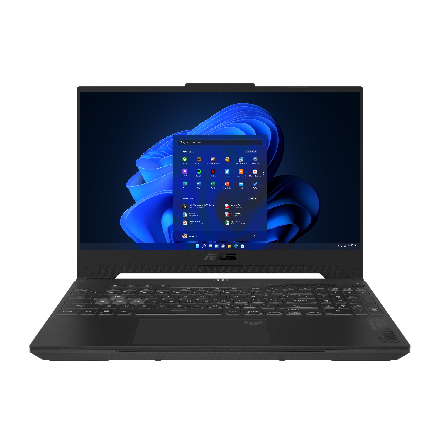 ASUS TUF Gaming A15 FA507UI-LP015W - 15.6 inch - AMD Ryzen 9 - 16 GB - 1 TB - GeForce RTX 4070