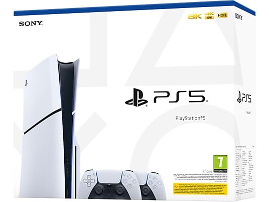 SONY PlayStation 5 Console Slim + 2 DualSense Controllers Bundel