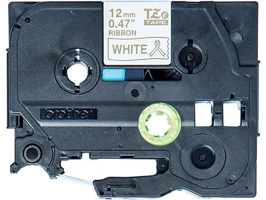 BROTHER TZe-R234 - Cassette à ruban textile (Doré sur Blanc)