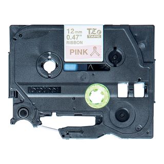 BROTHER TZe-RE34 - Textilbandkassette (Gold auf Rosa)