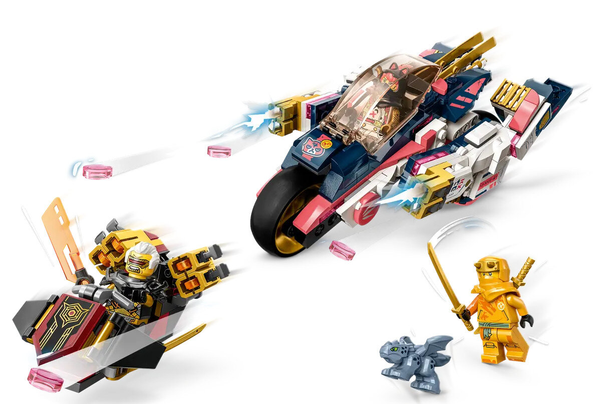 Klocki LEGO Ninjago Mech Sory zmieniający się w motocykl wyścigowy (71792)