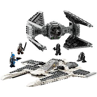 Klocki LEGO Star Wars Mandaloriański myśliwiec Fang Fighter kontra TIE Interceptor (75348)