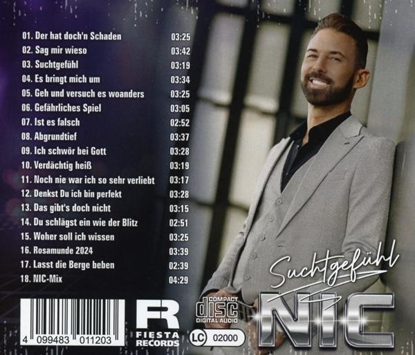 CD-Cover mit einem lächelnden Mann. Text auf Deutsch.