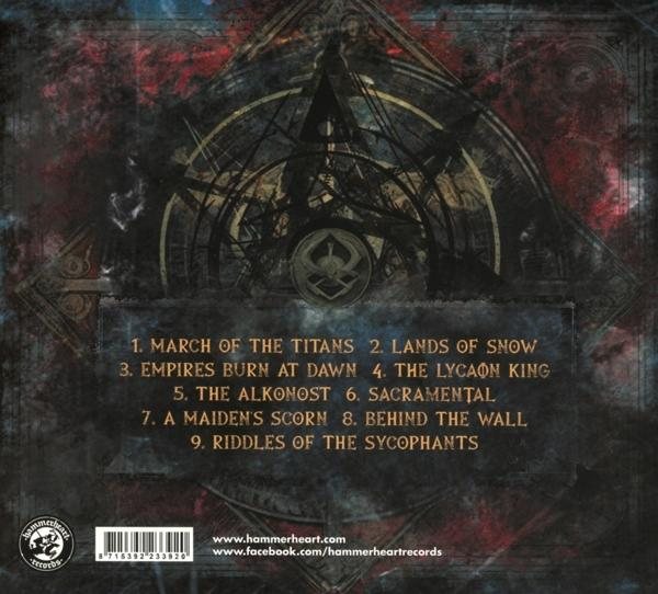 Die Rückseite einer Musik-CD mit Tracktiteln aufgelistet.