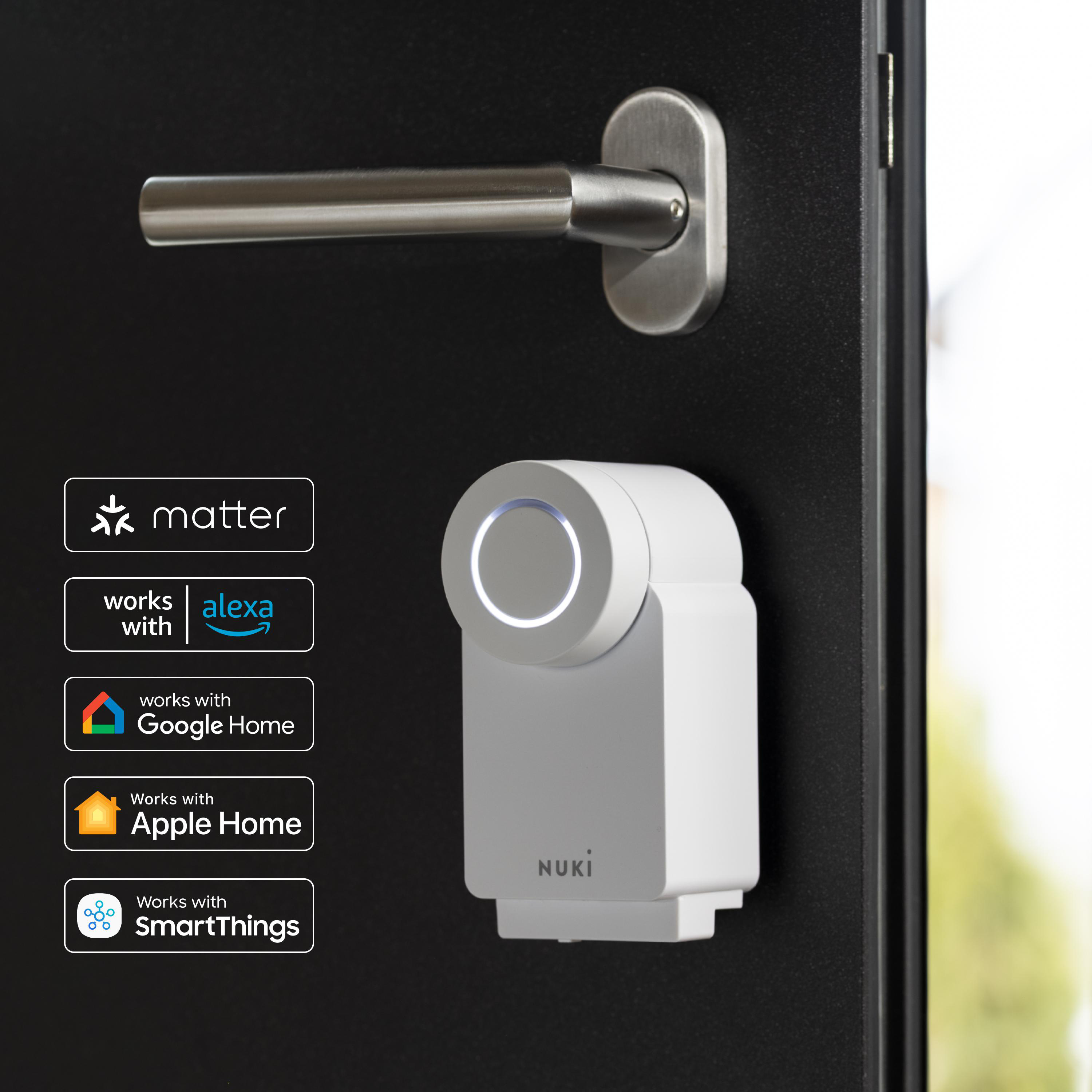 NUKI Smart Lock (4. Gen) Türschloss, Weiß