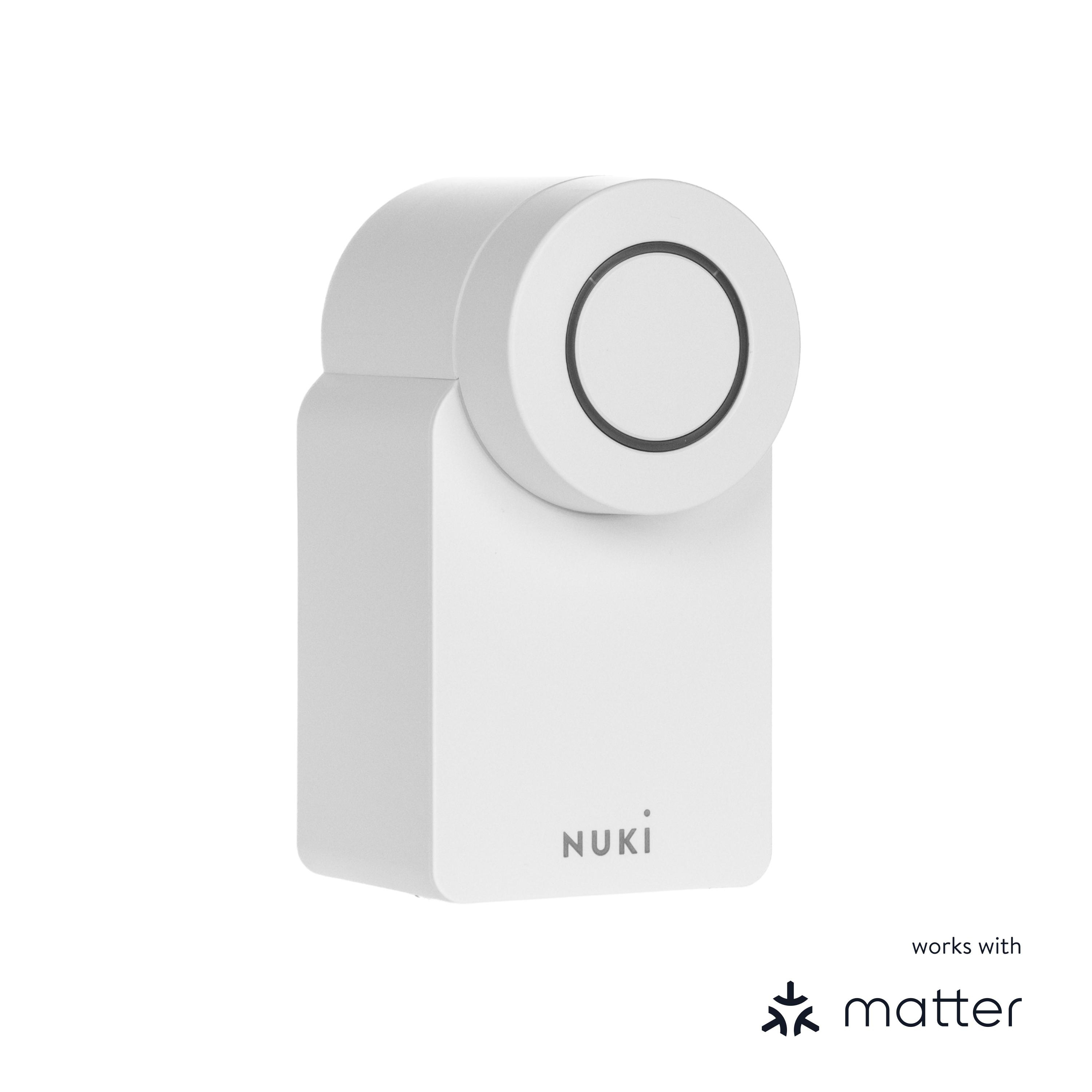 NUKI Smart Lock (4. Gen) Türschloss, Weiß
