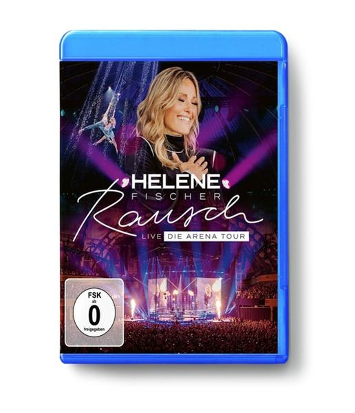 Blu-ray-Disc-Hülle mit Helene Fischer auf der Bühne.