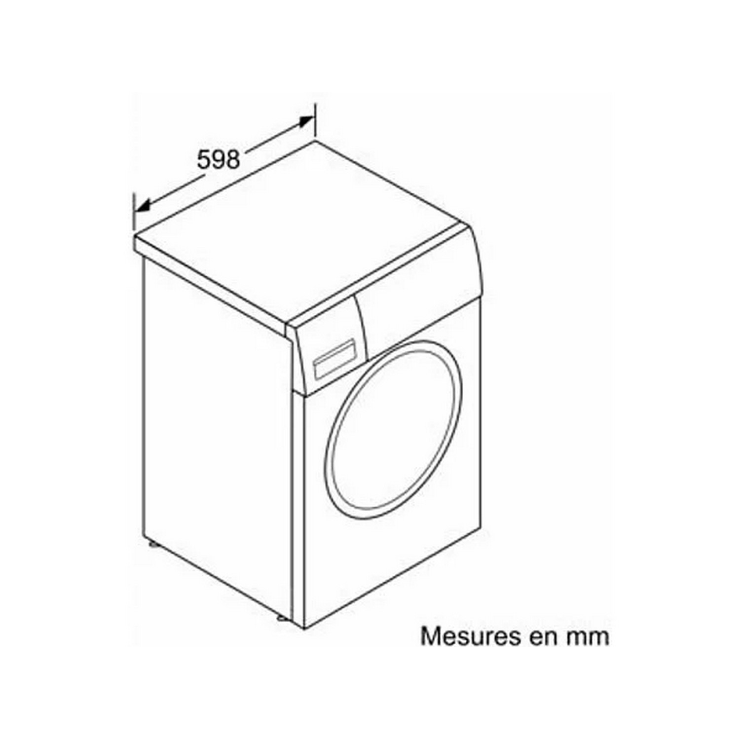 BOSCH Wasmachine voorlader Serie 4 - 8kg C (WAN282M3FG)
