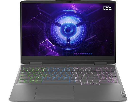 LENOVO LOQ 15IRH8 - Notebook da gaming, 15,6", Intel® Core™ i7, SSD da 1 TB, 16 GB di RAM, NVIDIA GeForce RTX™ 4060 (8 GB, GDDR6), Storm Grey