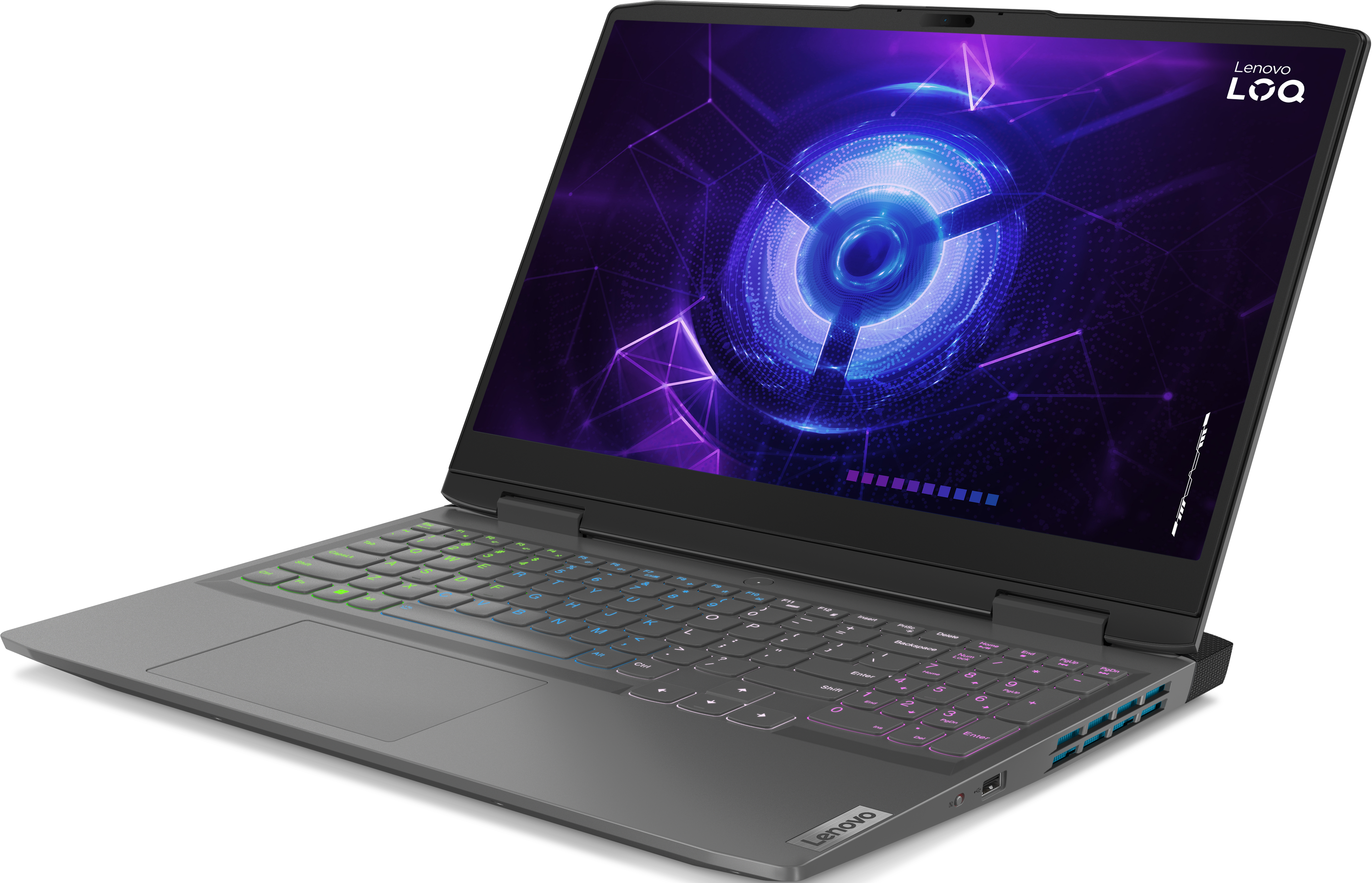 LENOVO LOQ 15IRH8 - Gaming Notebook, 15.6 ", Intel® Core™ i7, 1 TB SSD, 16 GB RAM, NVIDIA GeForce RTX™ 4060 (8 GB, GDDR6), Storm Grey
