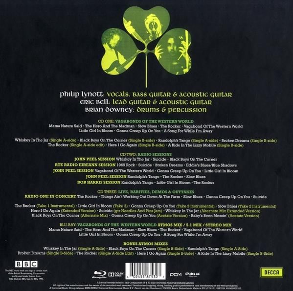 Die Rückseite einer Musik-CD mit Tracktiteln aufgelistet.