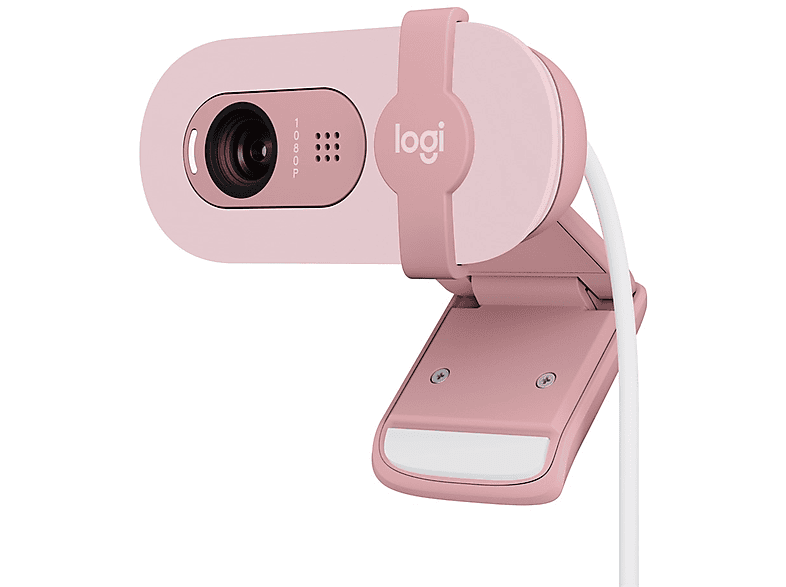 LOGITECH Brio 100 Full HD Webcam Pudra Pembe